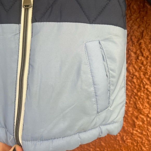 Perry Ellis Boy Quilted Jacket Coat 12 Months Blue Puffer Winter Jacket - Picture 3 of 8